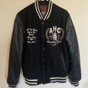 Akoo Vintage Varsity Trouble Makers Letterman Embroidered Wool Men’s Size L